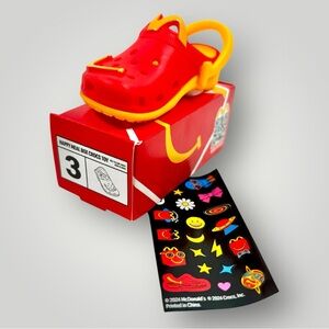 McDonalds 2024 x Mini Crocs #3 keychain clip Happy Meal Toy!